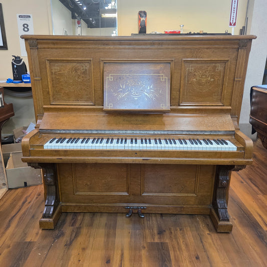 CURRENT SHOP WORK 1886 Conover Bros Wood Finish Commissioned Upright Piano