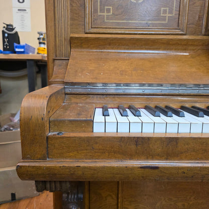 CURRENT SHOP WORK 1886 Conover Bros Wood Finish Commissioned Upright Piano photo 6
