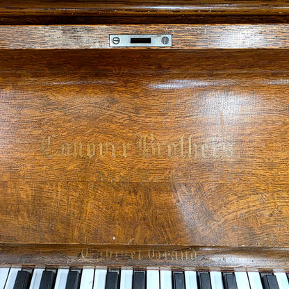 CURRENT SHOP WORK 1886 Conover Bros Wood Finish Commissioned Upright Piano photo 8