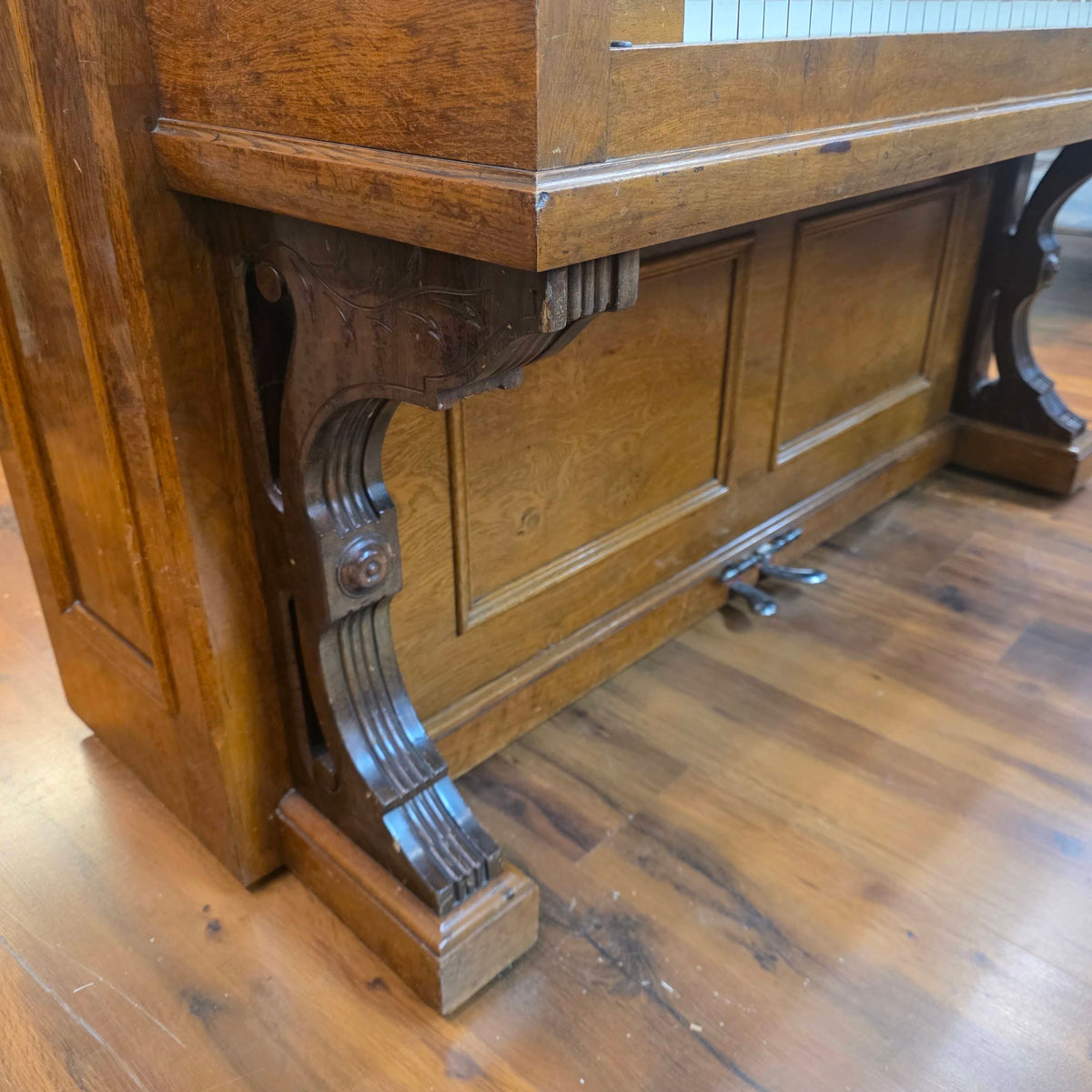CURRENT SHOP WORK 1886 Conover Bros Wood Finish Commissioned Upright Piano photo 10