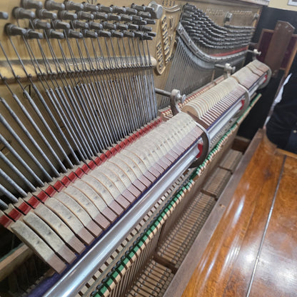 CURRENT SHOP WORK 1886 Conover Bros Wood Finish Commissioned Upright Piano photo 18