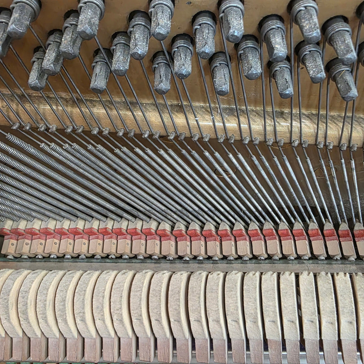 CURRENT SHOP WORK 1886 Conover Bros Wood Finish Commissioned Upright Piano photo 19