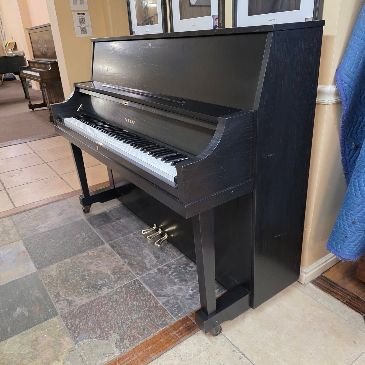 SOLD 2004 Yamaha P22 45" Satin Black Studio Piano