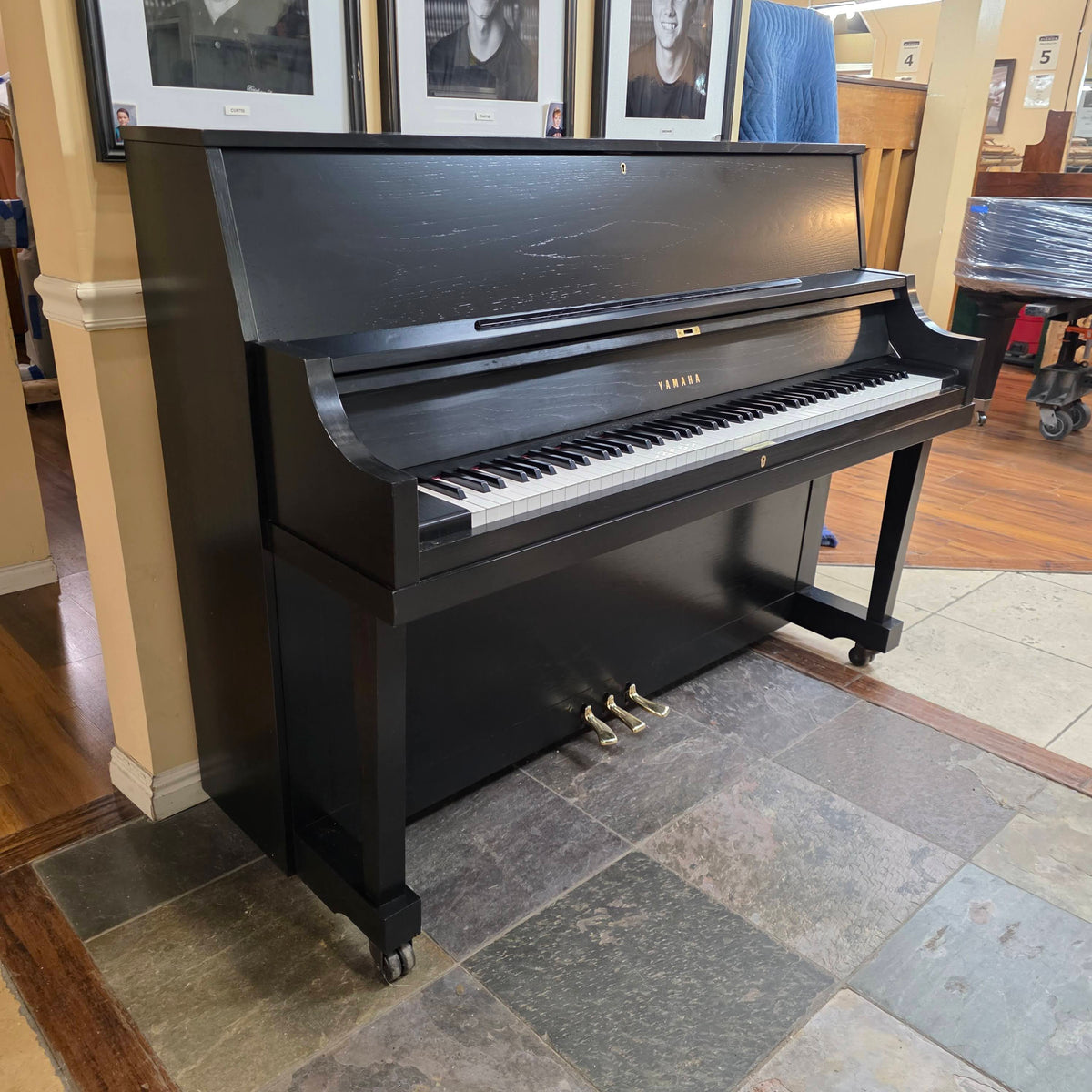SOLD 2004 Yamaha P22 45" Satin Black Studio Piano