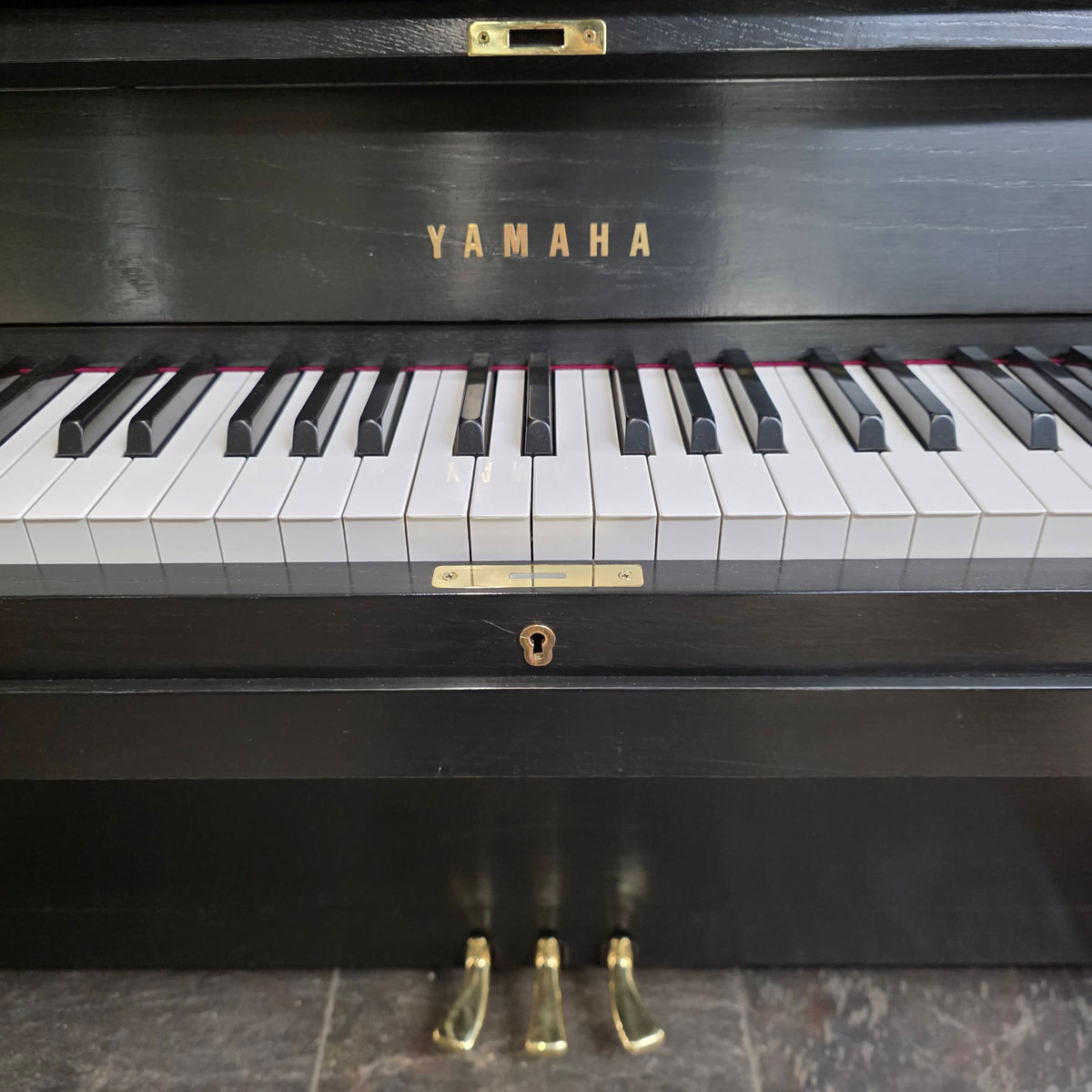 SOLD 2004 Yamaha P22 45" Satin Black Studio Piano