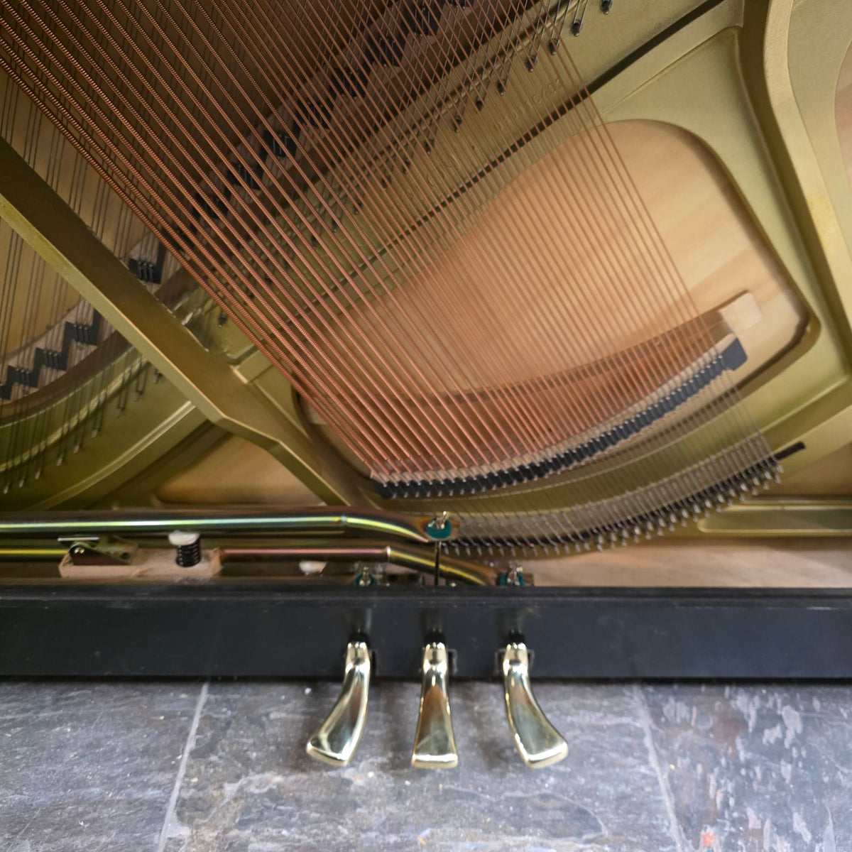 SOLD 2004 Yamaha P22 45" Satin Black Studio Piano