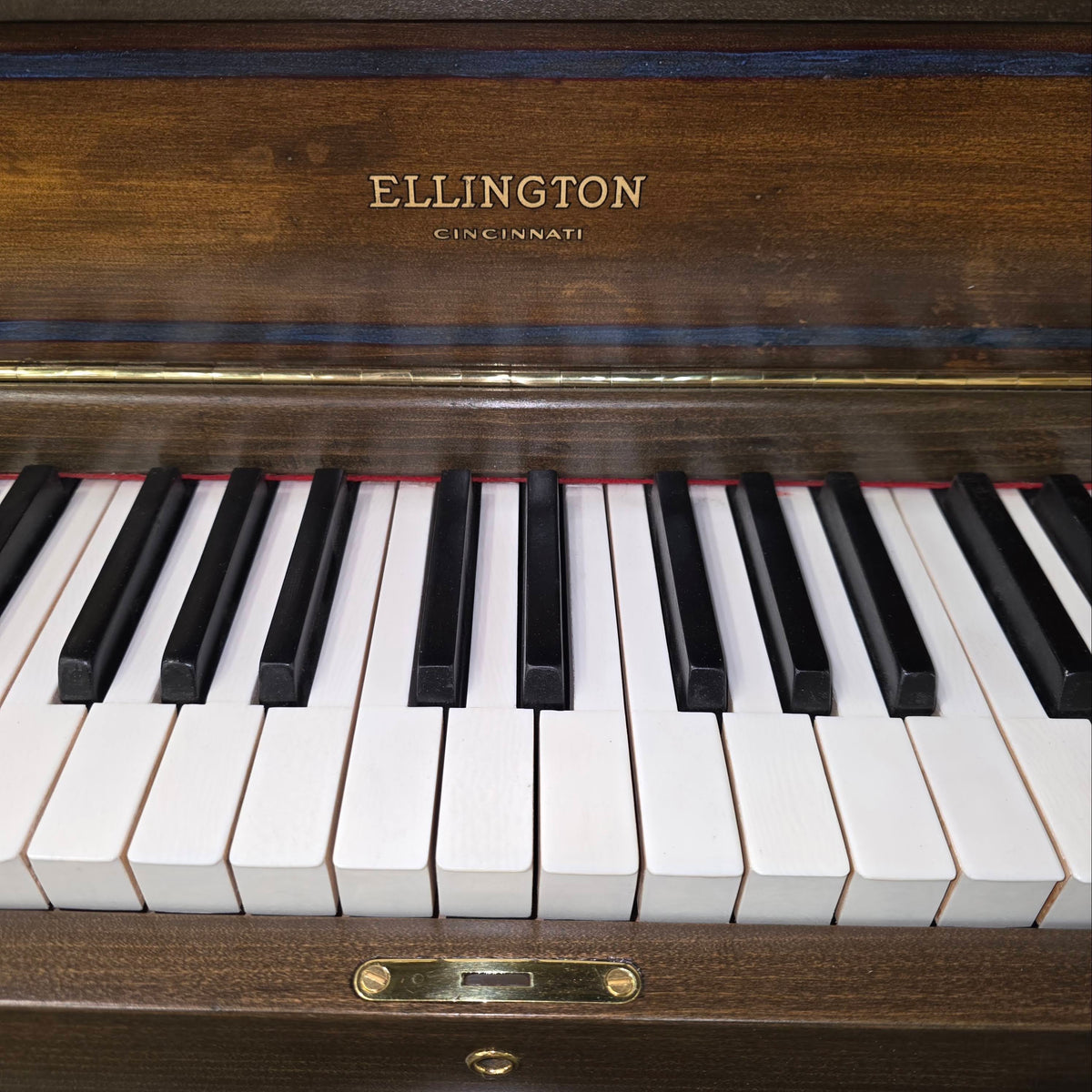 CURRENT SHOP WORK 1926 Ellington 54" Wood Finish Commissioned Upright Piano