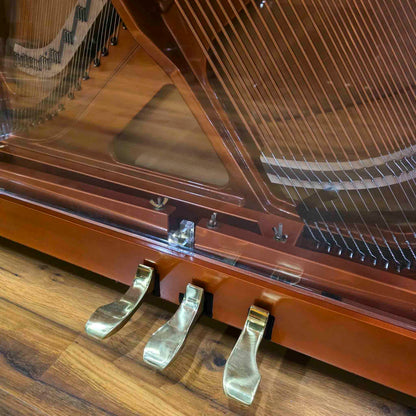 SOLD Hailun HU-125A  49.5" Custom Crystal Upright Piano with Self-Playing QRS System