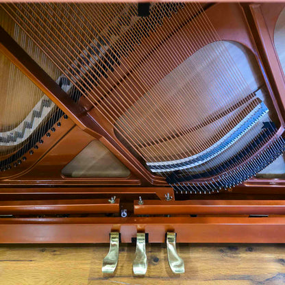 SOLD Hailun HU-125A  49.5" Custom Crystal Upright Piano with Self-Playing QRS System