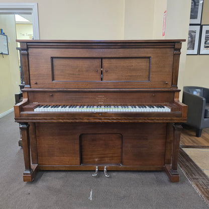CURRENT SHOP WORK 1933 Stroud 54.5" Wood Finish Commissioned Upright Vintage Player Piano