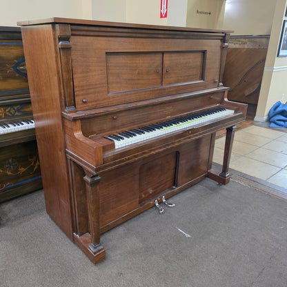CURRENT SHOP WORK 1933 Stroud 54.5" Wood Finish Commissioned Upright Vintage Player Piano photo 2