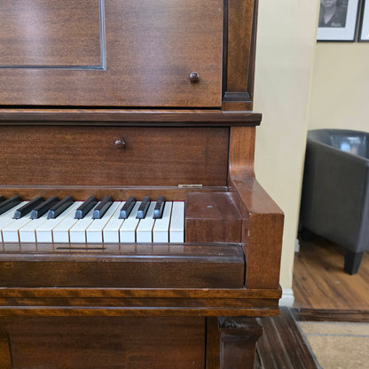 CURRENT SHOP WORK 1933 Stroud 54.5" Wood Finish Commissioned Upright Vintage Player Piano photo 8
