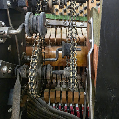 CURRENT SHOP WORK 1933 Stroud 54.5" Wood Finish Commissioned Upright Vintage Player Piano photo 17