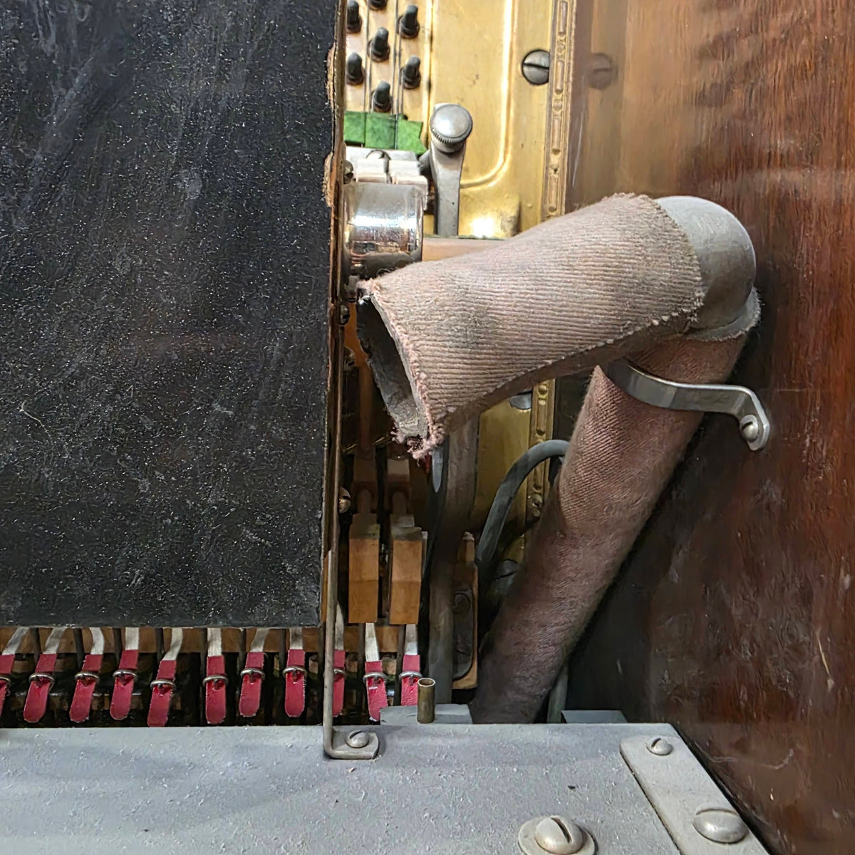 CURRENT SHOP WORK 1933 Stroud 54.5" Wood Finish Commissioned Upright Vintage Player Piano photo 18