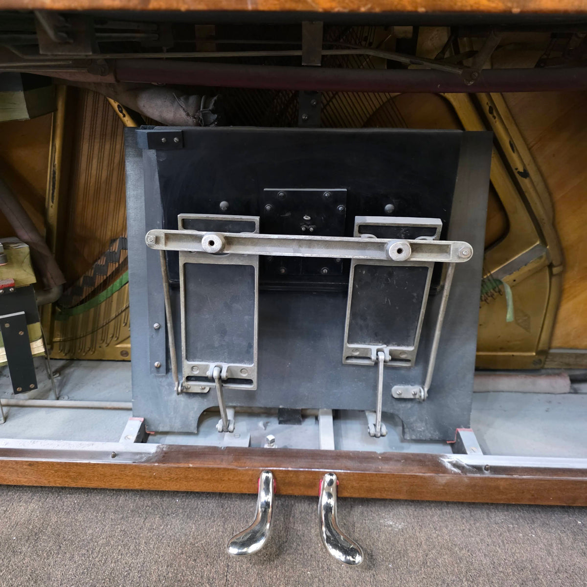 CURRENT SHOP WORK 1933 Stroud 54.5" Wood Finish Commissioned Upright Vintage Player Piano photo 19