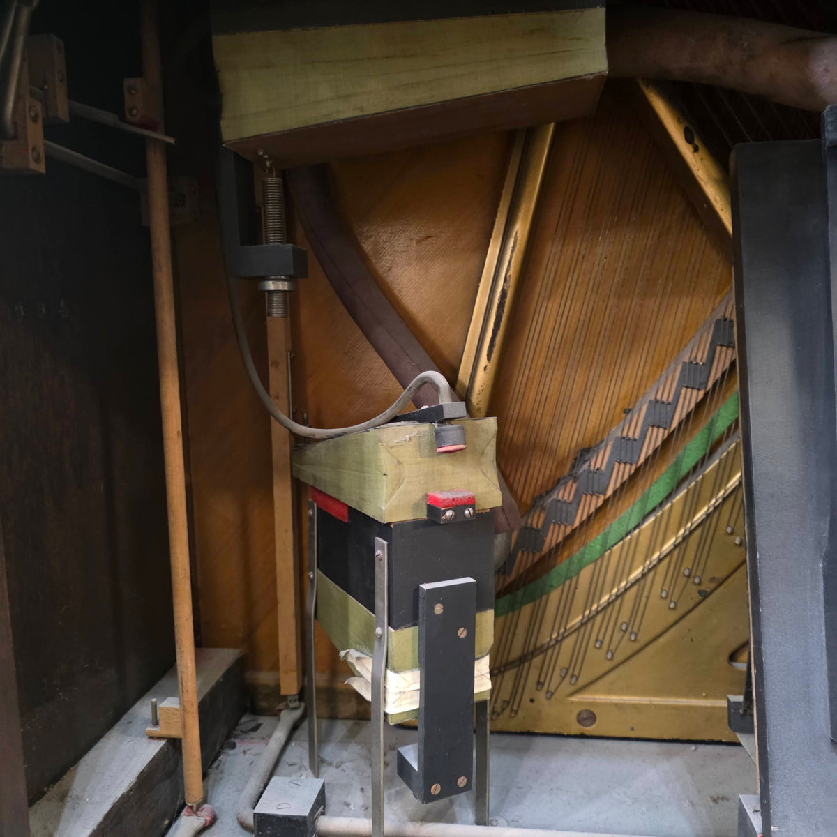 CURRENT SHOP WORK 1933 Stroud 54.5" Wood Finish Commissioned Upright Vintage Player Piano photo 20