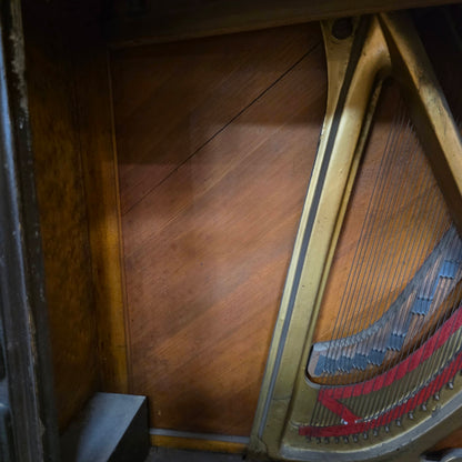 CURRENT SHOP WORK 1909 Behr Bros 56" Wood Finish Commissioned Upright Piano