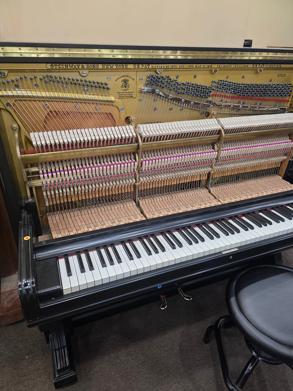 1889 Steinway 53" Upright photo 6
