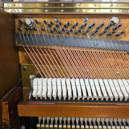 HEIRLOOM RESTORATION 1891 Weber Wood Finish 50" Commissioned Upright Piano