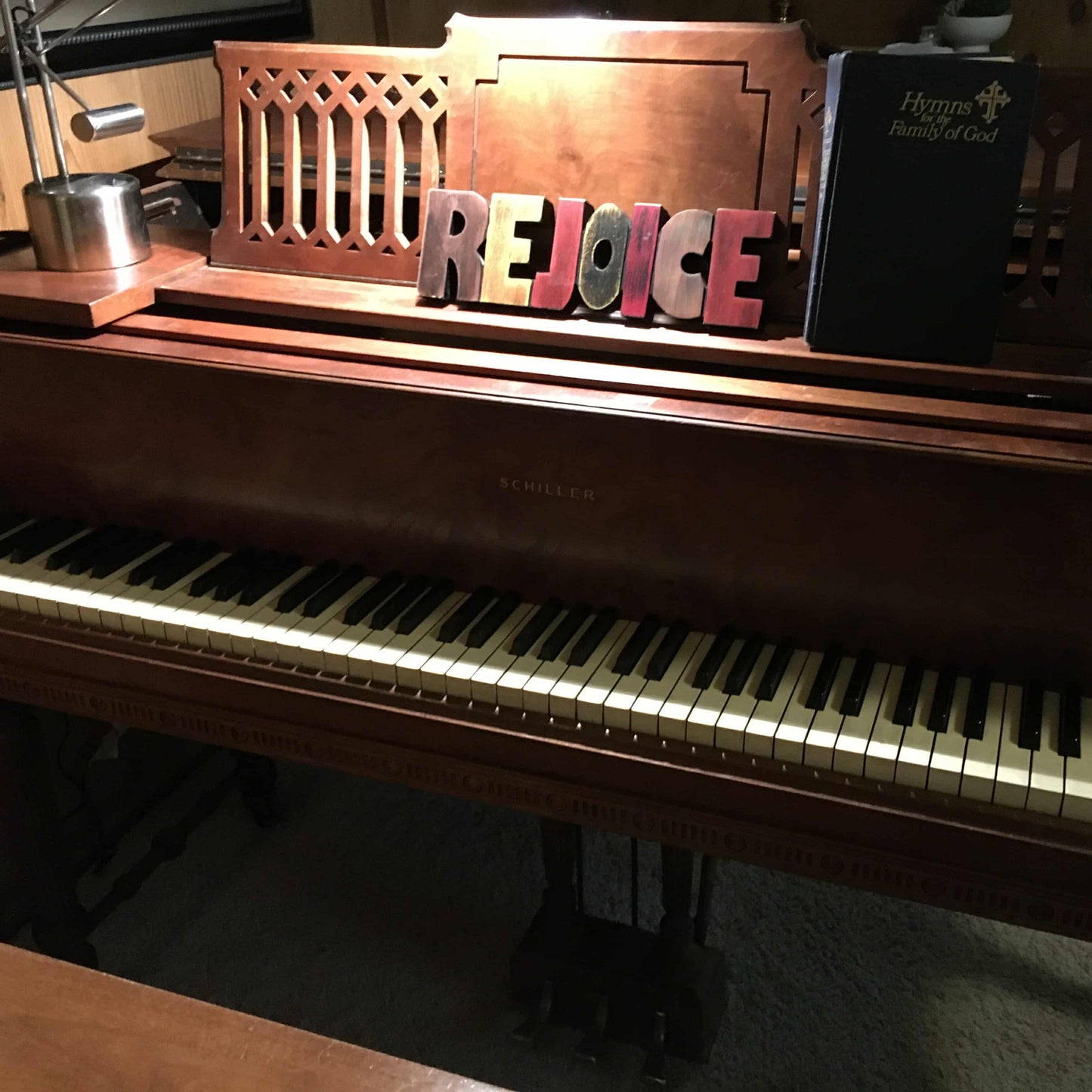 The Morrill Family Piano!