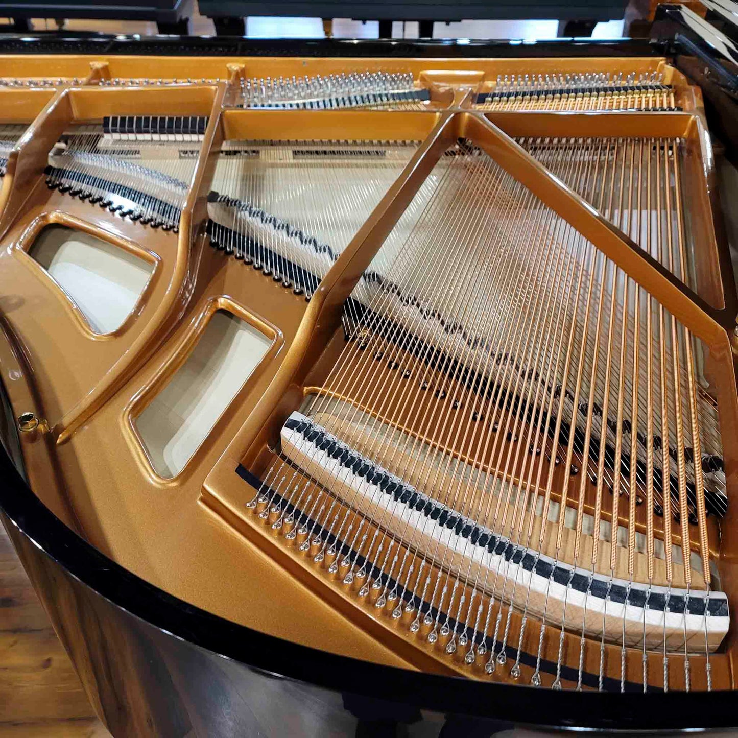 A. Geyer GG-160 5'3" Polished Black Grand Piano