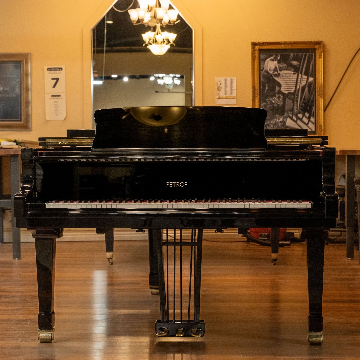 Image 2 of 1998 Petrof 6'4" Grand / Polished Black with QRS Self Playing System