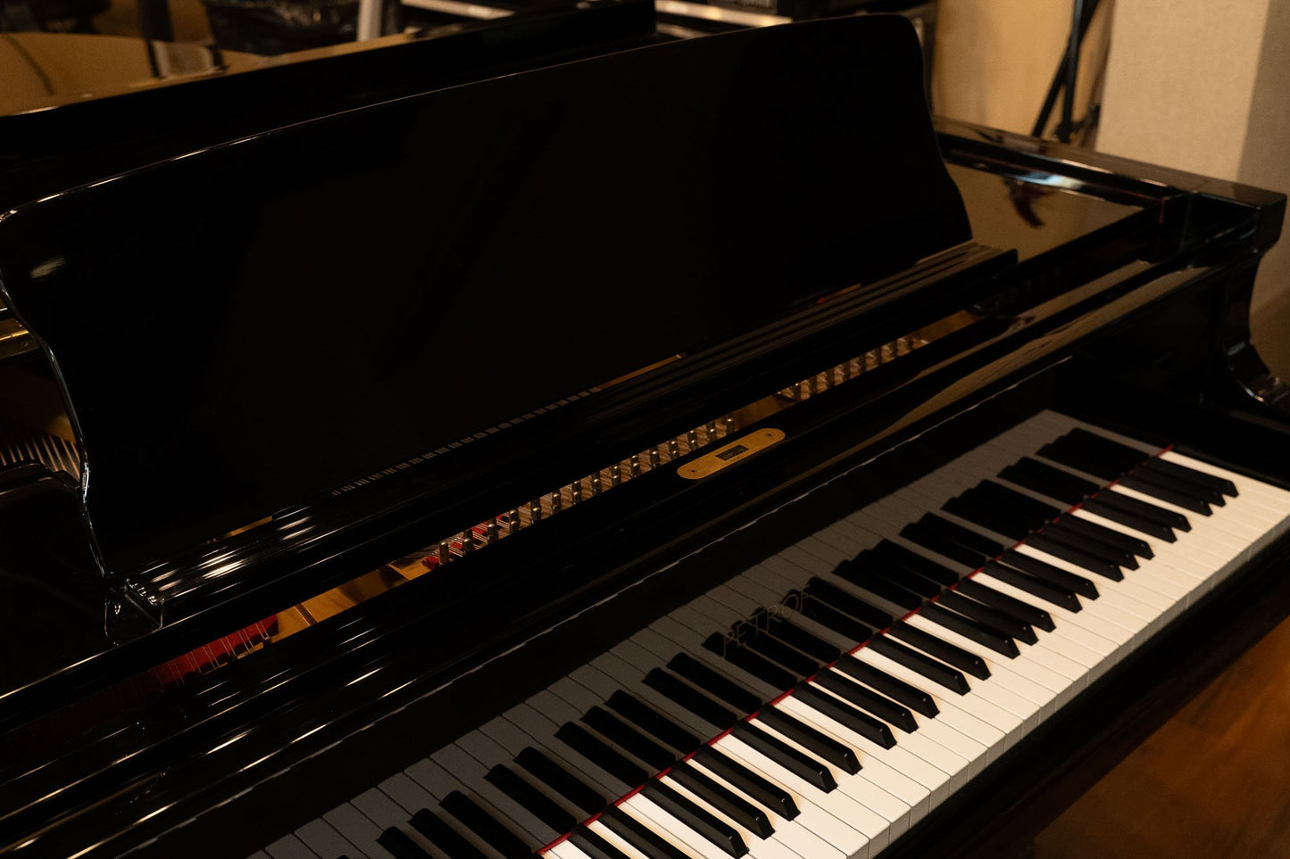Image 7 of 1998 Petrof 6'4" Grand / Polished Black with QRS Self Playing System