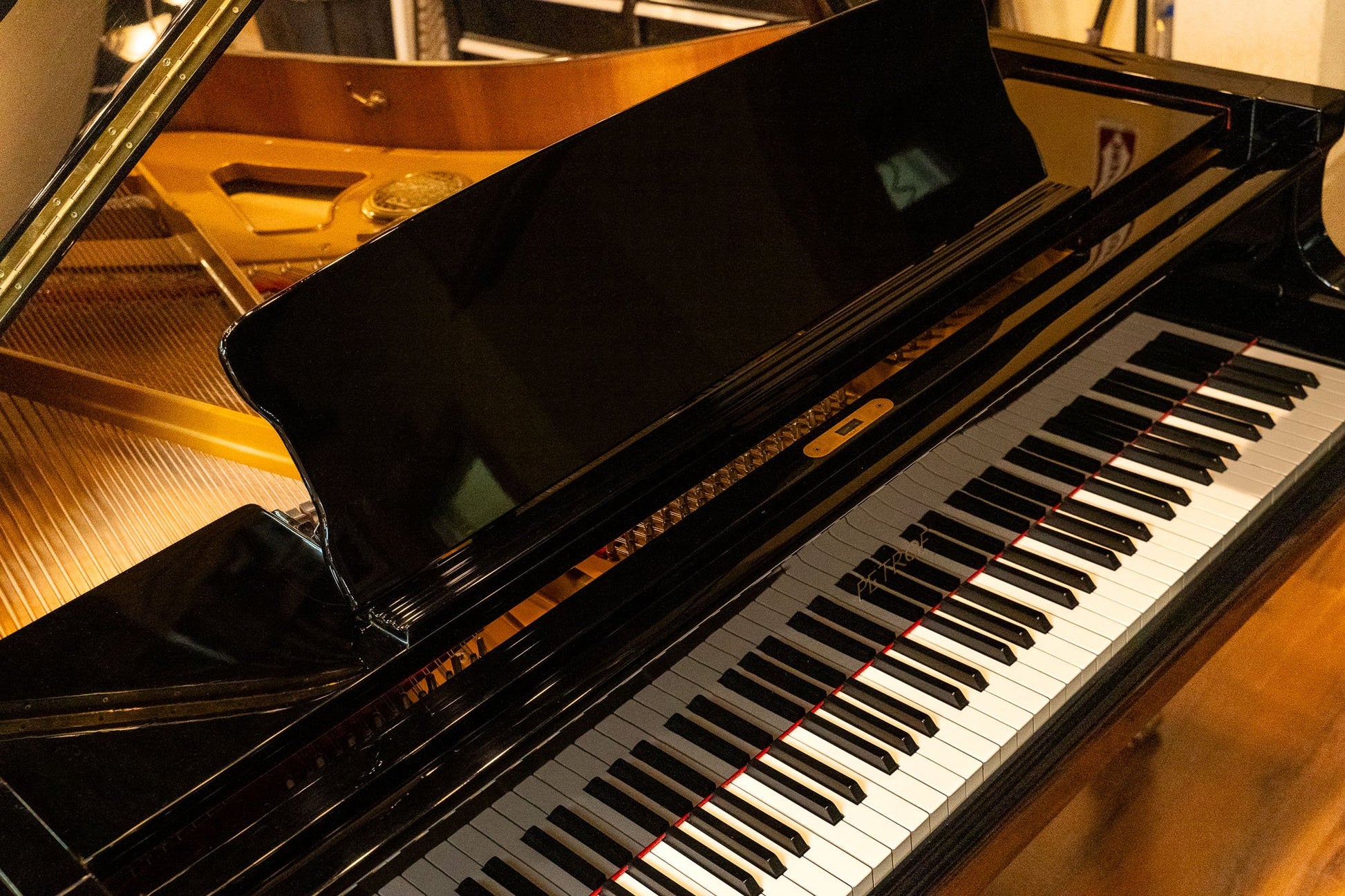 Image 9 of 1998 Petrof 6'4" Grand / Polished Black with QRS Self Playing System