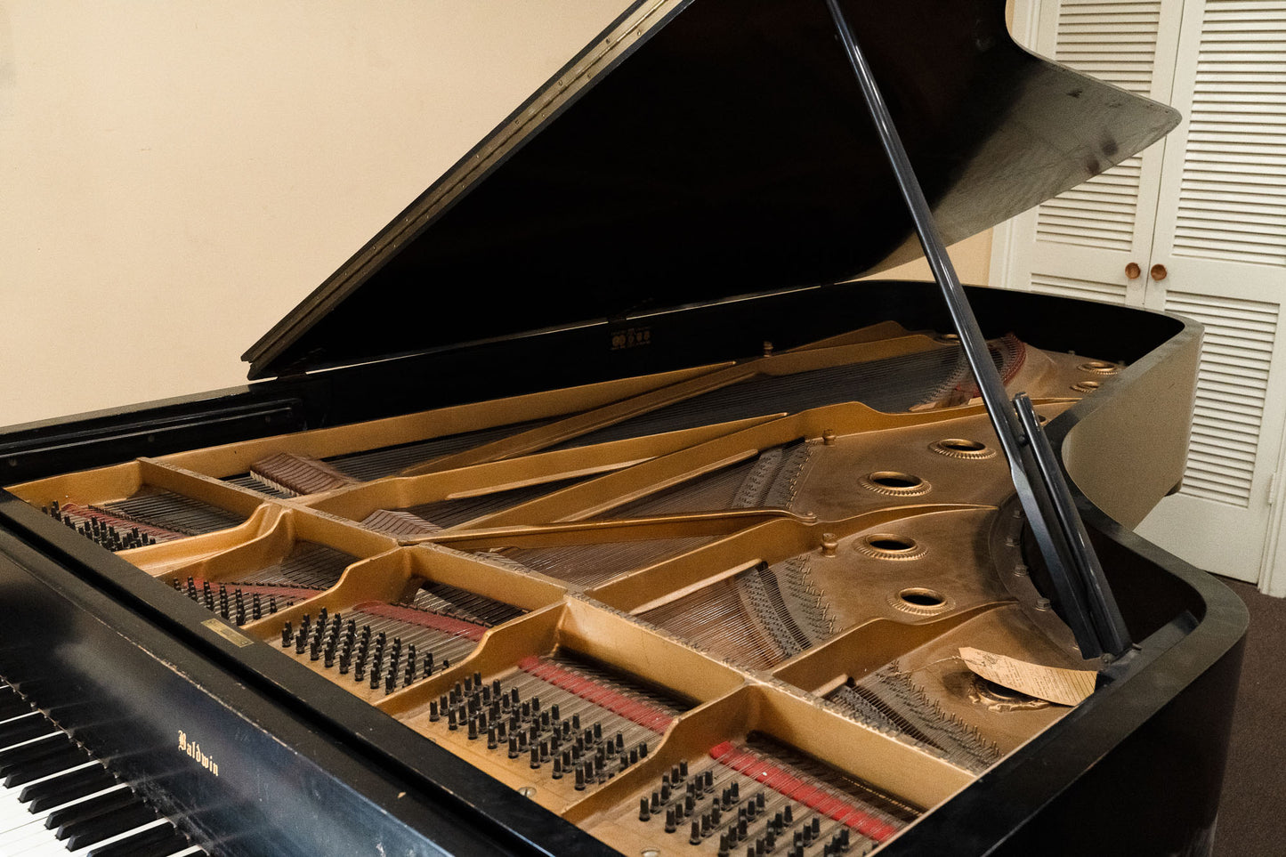 SOLD 1934 Baldwin Satin Black 9' Concert Grand Piano