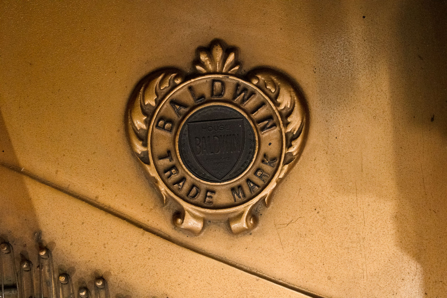 SOLD 1934 Baldwin Satin Black 9' Concert Grand Piano