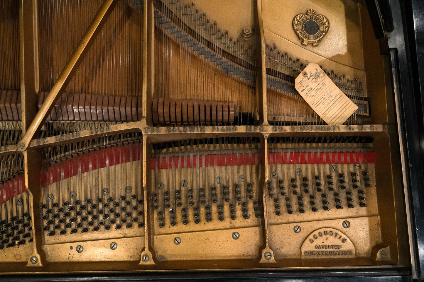 SOLD 1934 Baldwin Satin Black 9' Concert Grand Piano