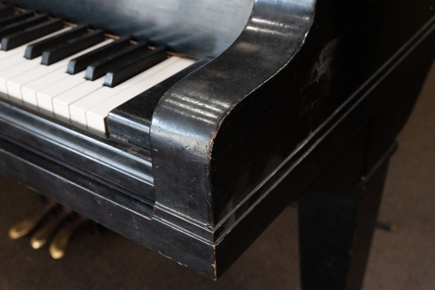 SOLD 1934 Baldwin Satin Black 9' Concert Grand Piano