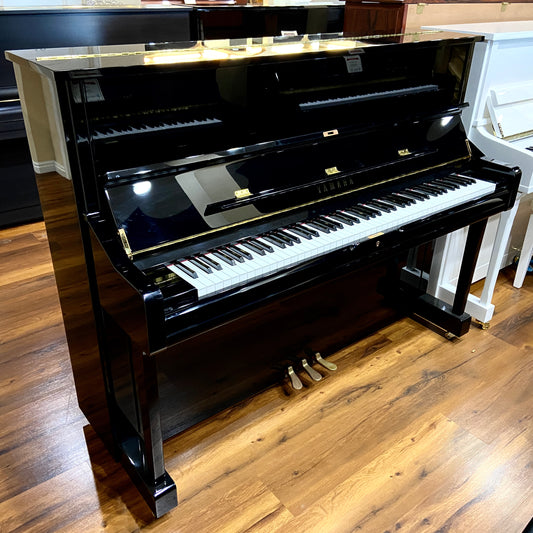 1978 Yamaha U1H 48" Polished Black Upright Piano