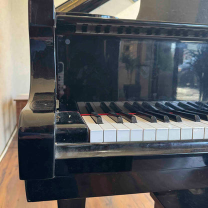 SOLD 1980 Young Chang G-185 6'1" Satin Black Grand Piano