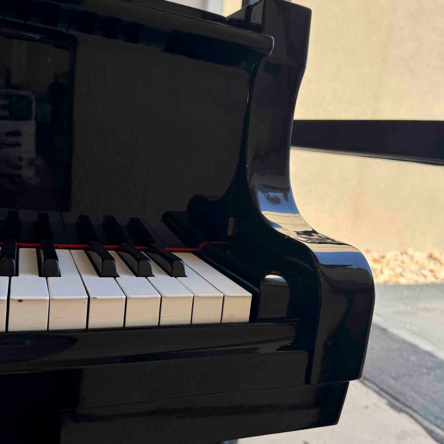 SOLD 1980 Young Chang G-185 6'1" Satin Black Grand Piano