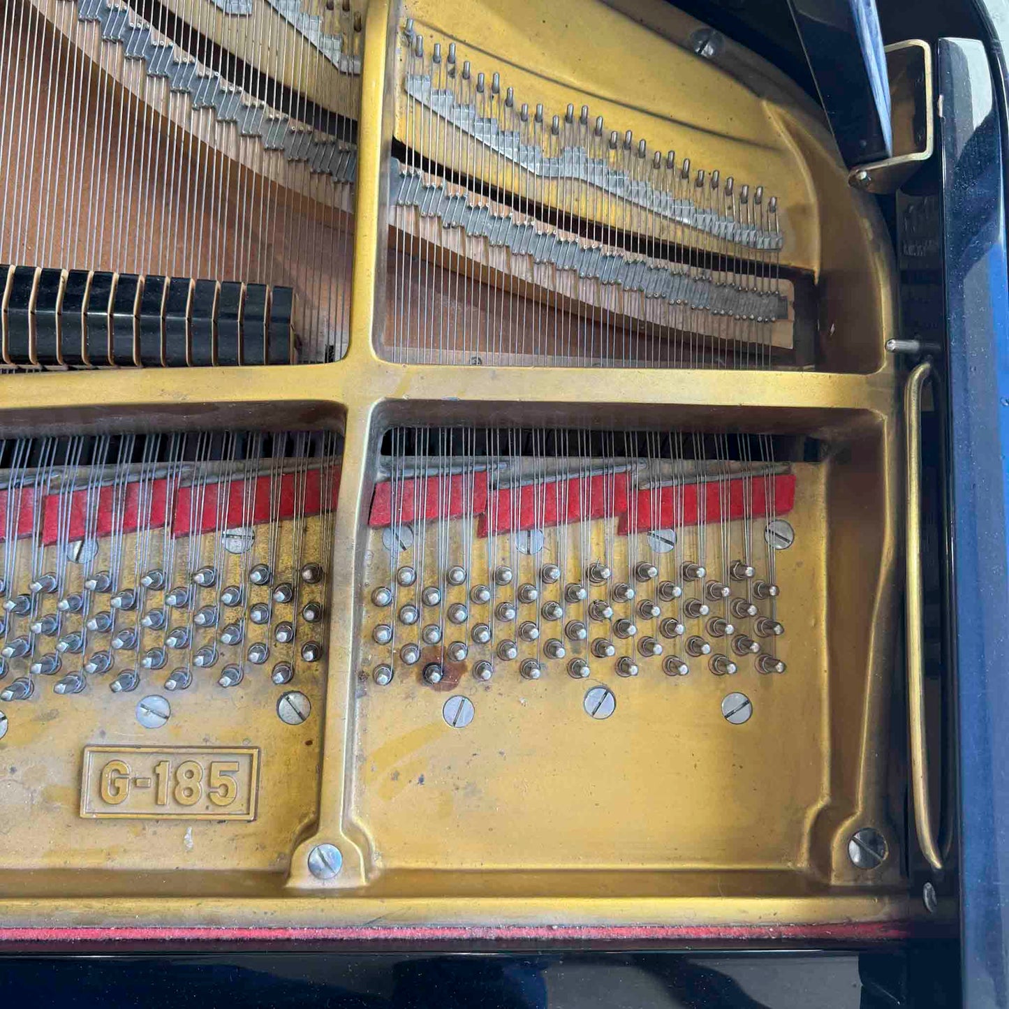 SOLD 1980 Young Chang G-185 6'1" Satin Black Grand Piano