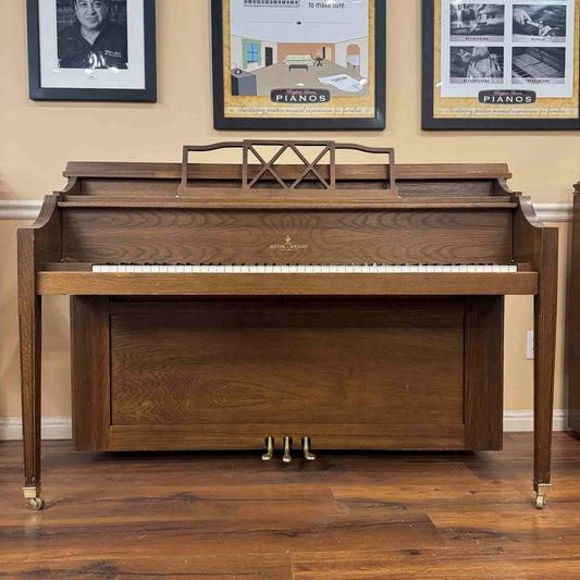 SOLD 1970 Astin-Weight 41" Wood Finish Commissioned Console Piano