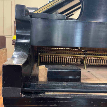 CURRENT SHOP WORK - 1971 Steinway D 9' Black Satin Commissioned Concert Grand Piano