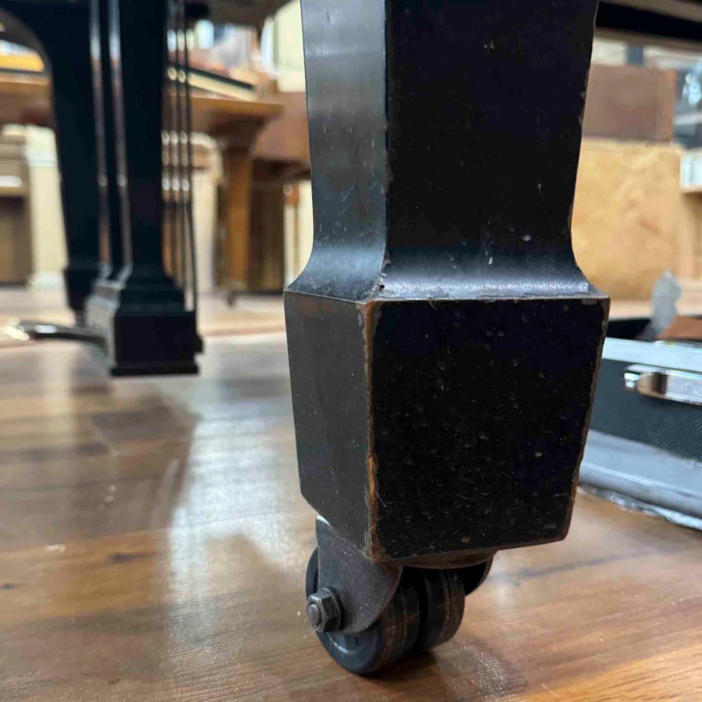 CURRENT SHOP WORK - 1971 Steinway D 9' Black Satin Commissioned Concert Grand Piano