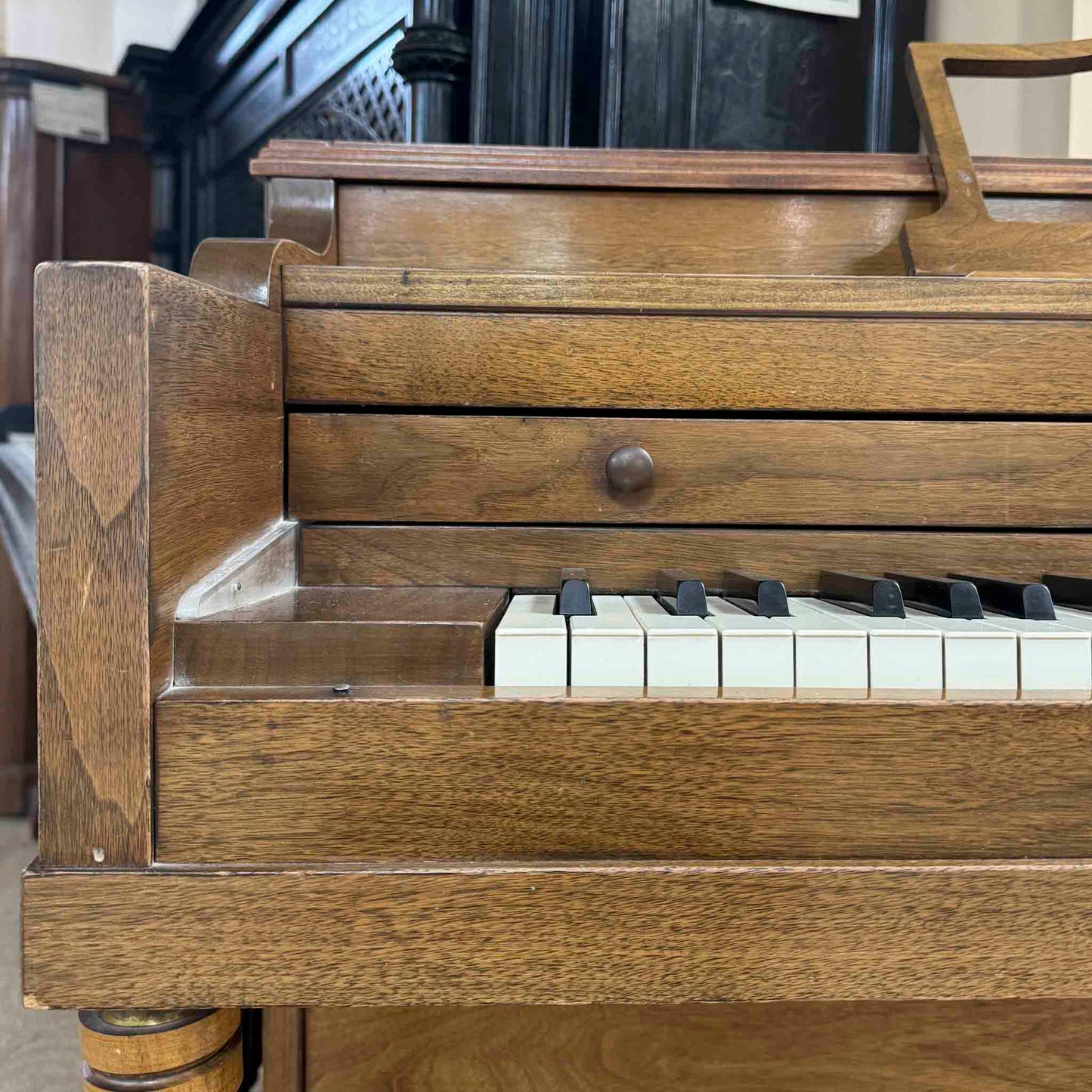CURRENT SHOP WORK - 1962 Gulbransen 37" Wood Finish Spinet Piano