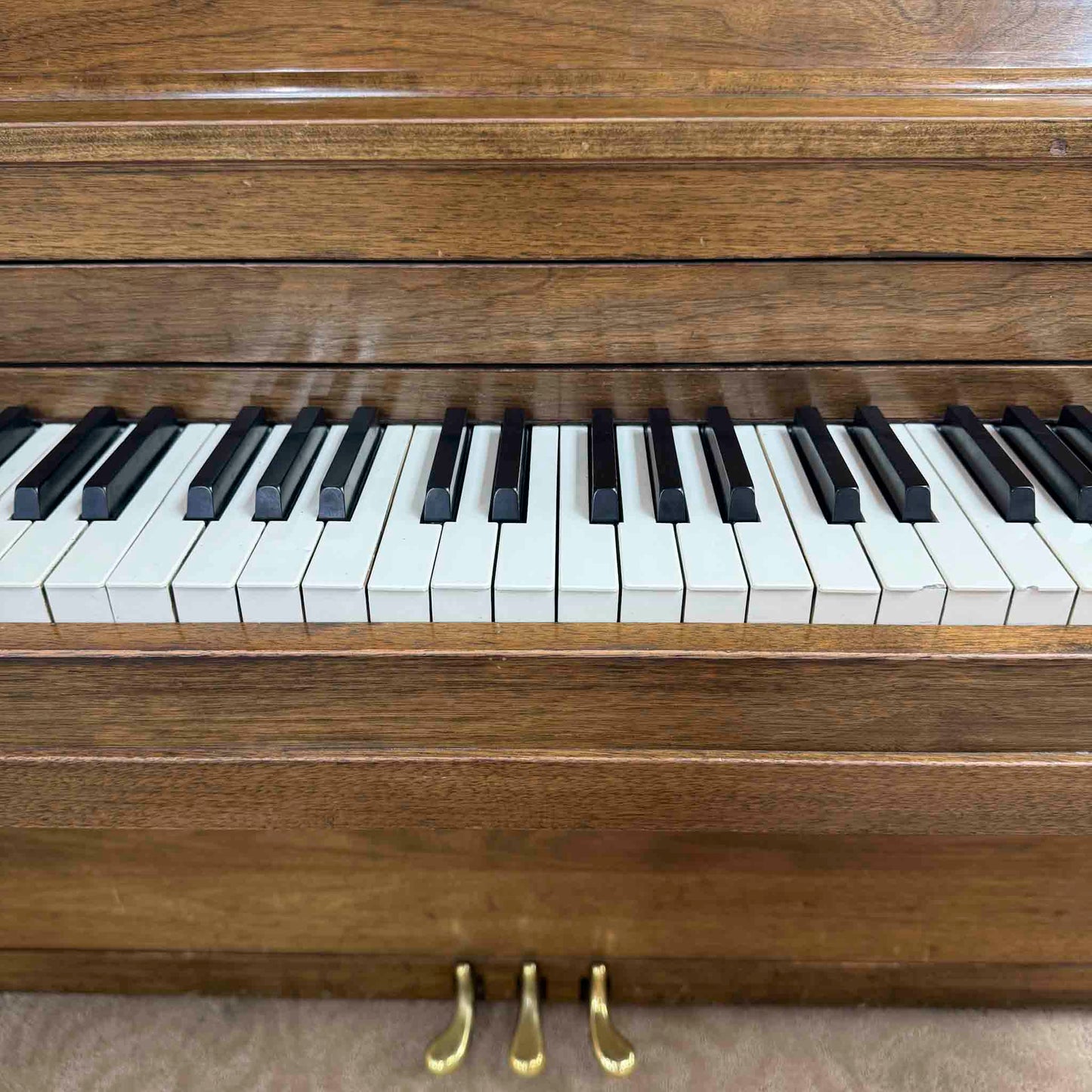 CURRENT SHOP WORK - 1962 Gulbransen 37" Wood Finish Spinet Piano