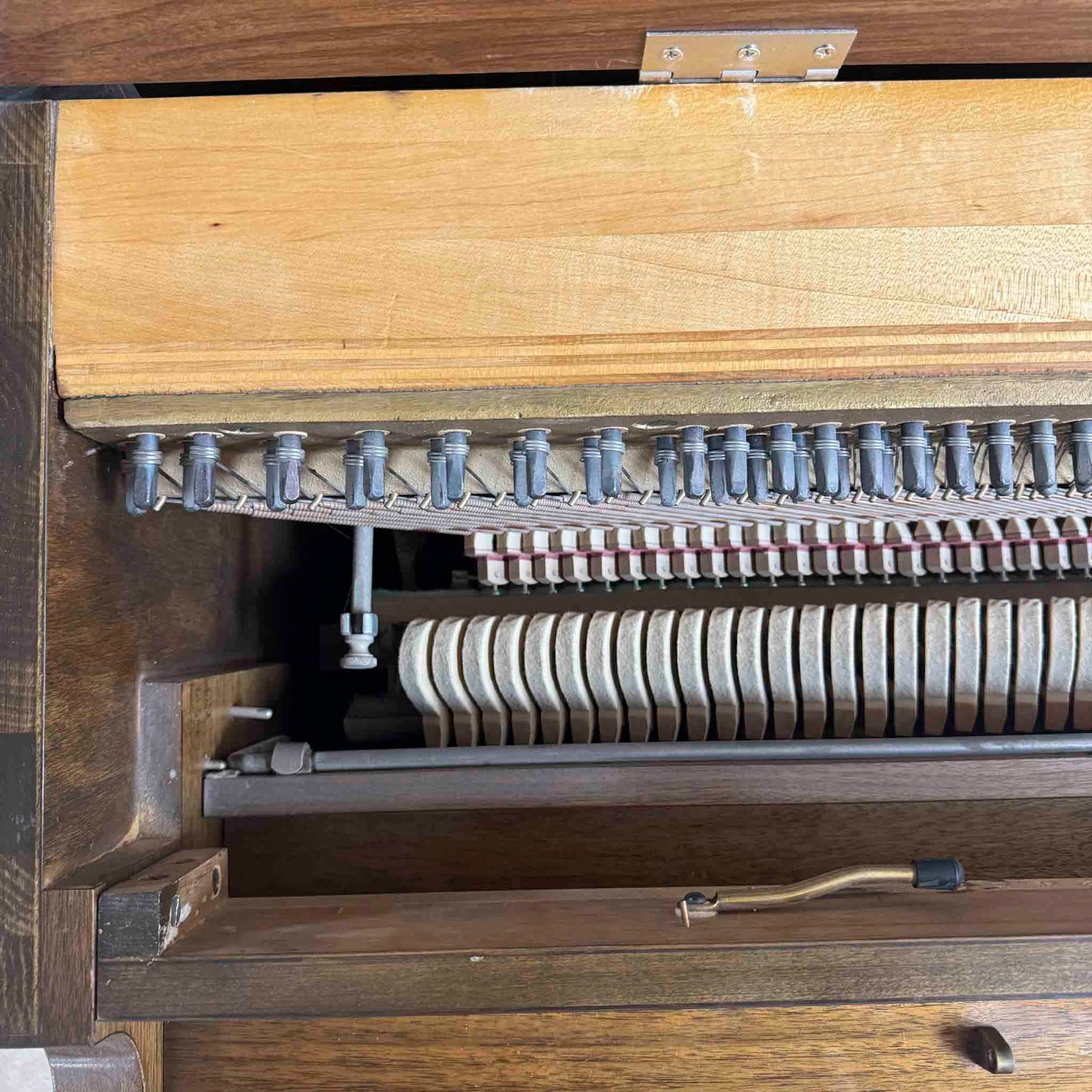 CURRENT SHOP WORK - 1962 Gulbransen 37" Wood Finish Spinet Piano