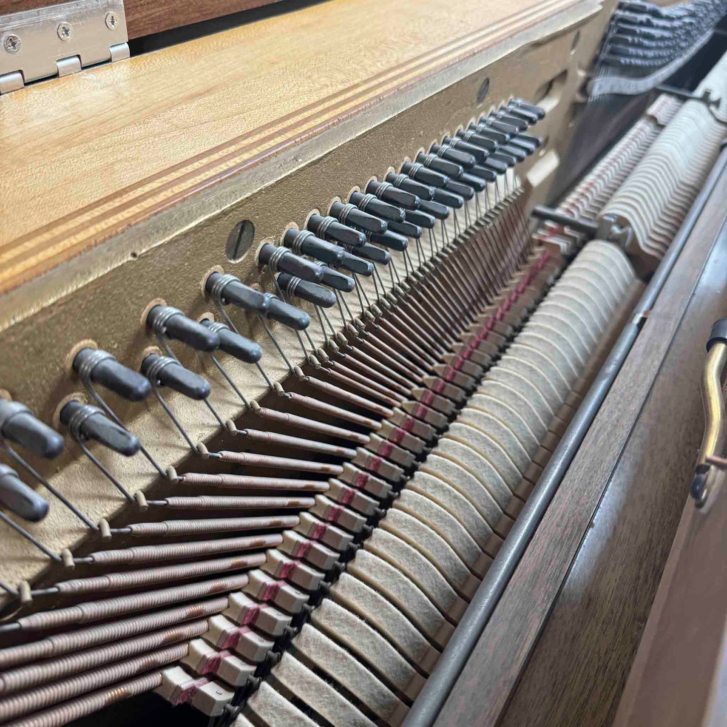 CURRENT SHOP WORK - 1962 Gulbransen 37" Wood Finish Spinet Piano