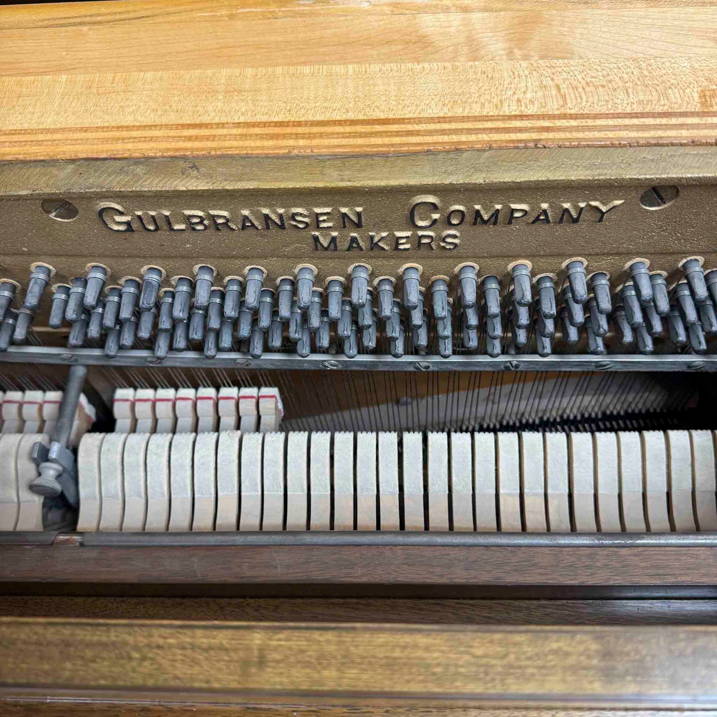 CURRENT SHOP WORK - 1962 Gulbransen 37" Wood Finish Spinet Piano