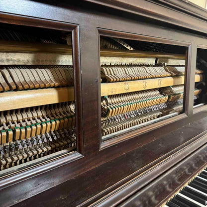 AVAILABLE TO RESTORE: CALL FOR CUSTOM PRICING - 1905 Kimball 57" Wood Finish Upright Piano