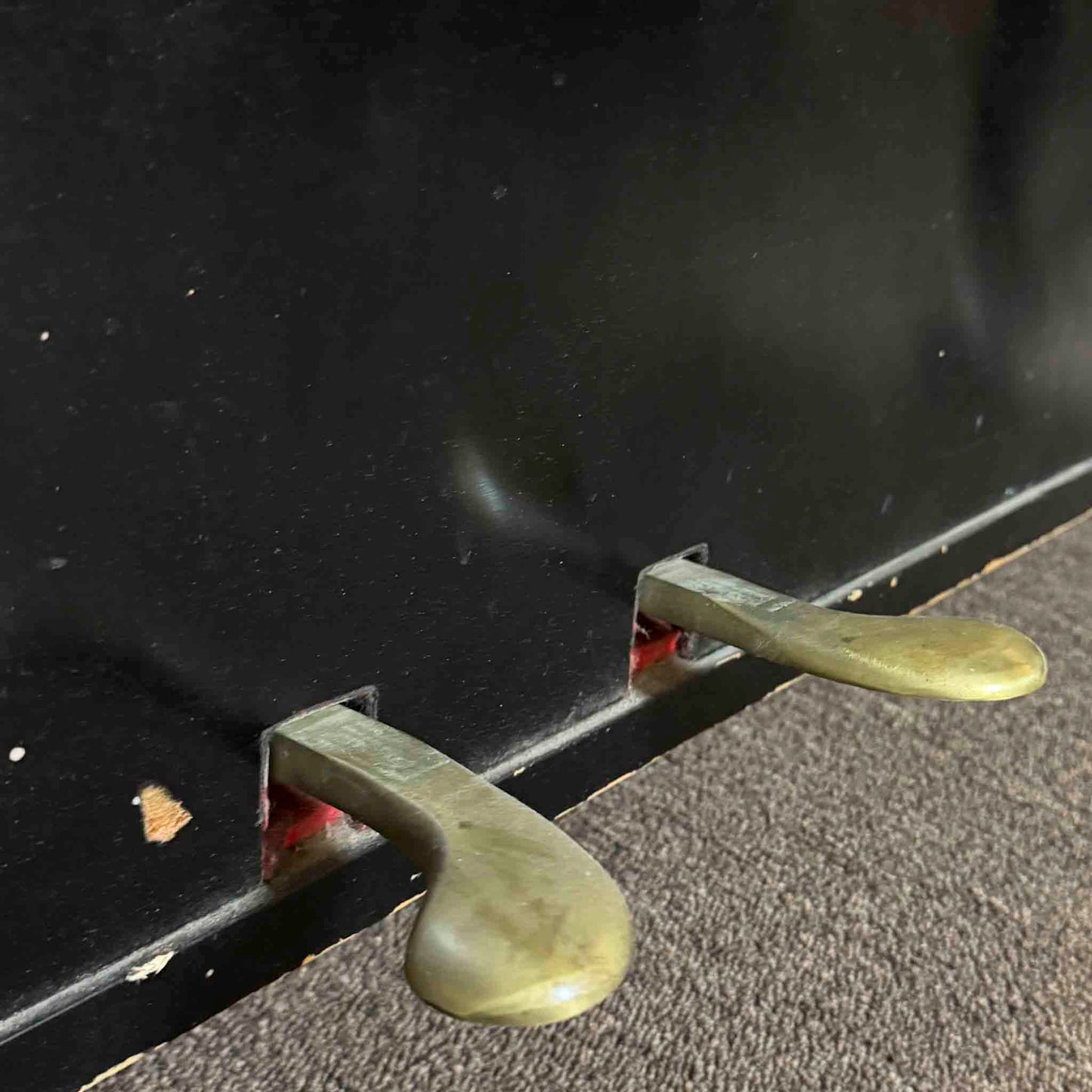 SOLD 1976 Steinway & Sons 44" Black Satin Finish Console Piano