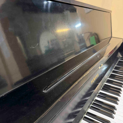CURRENT SHOP WORK - 1968 Yamaha P2 44" Satin Black Commissioned Console Piano