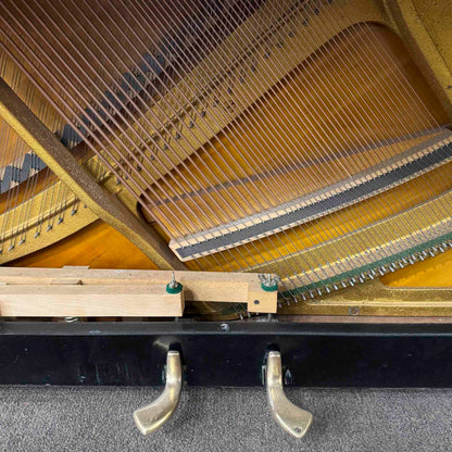 CURRENT SHOP WORK - 1968 Yamaha P2 44" Satin Black Commissioned Console Piano