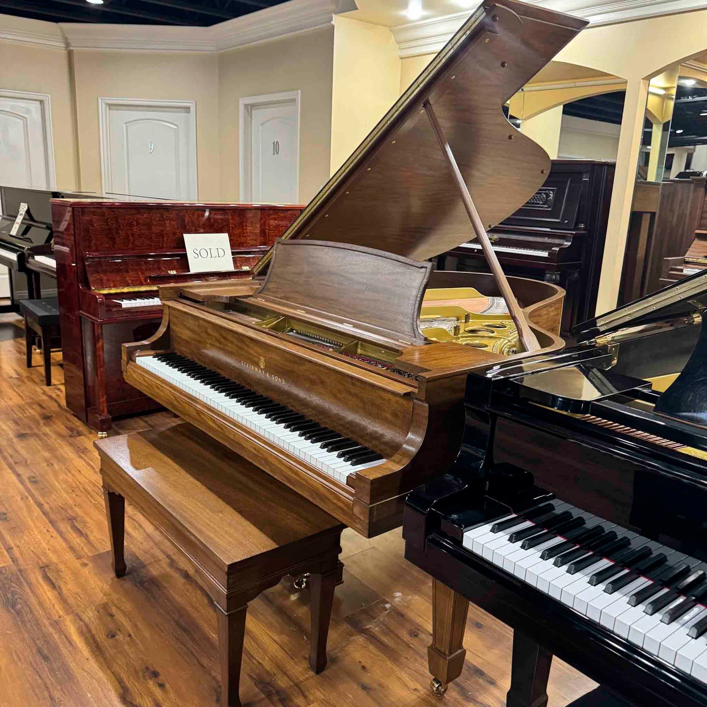 SOLD 1923 Steinway O 5'11" Wood Finish Grand Piano