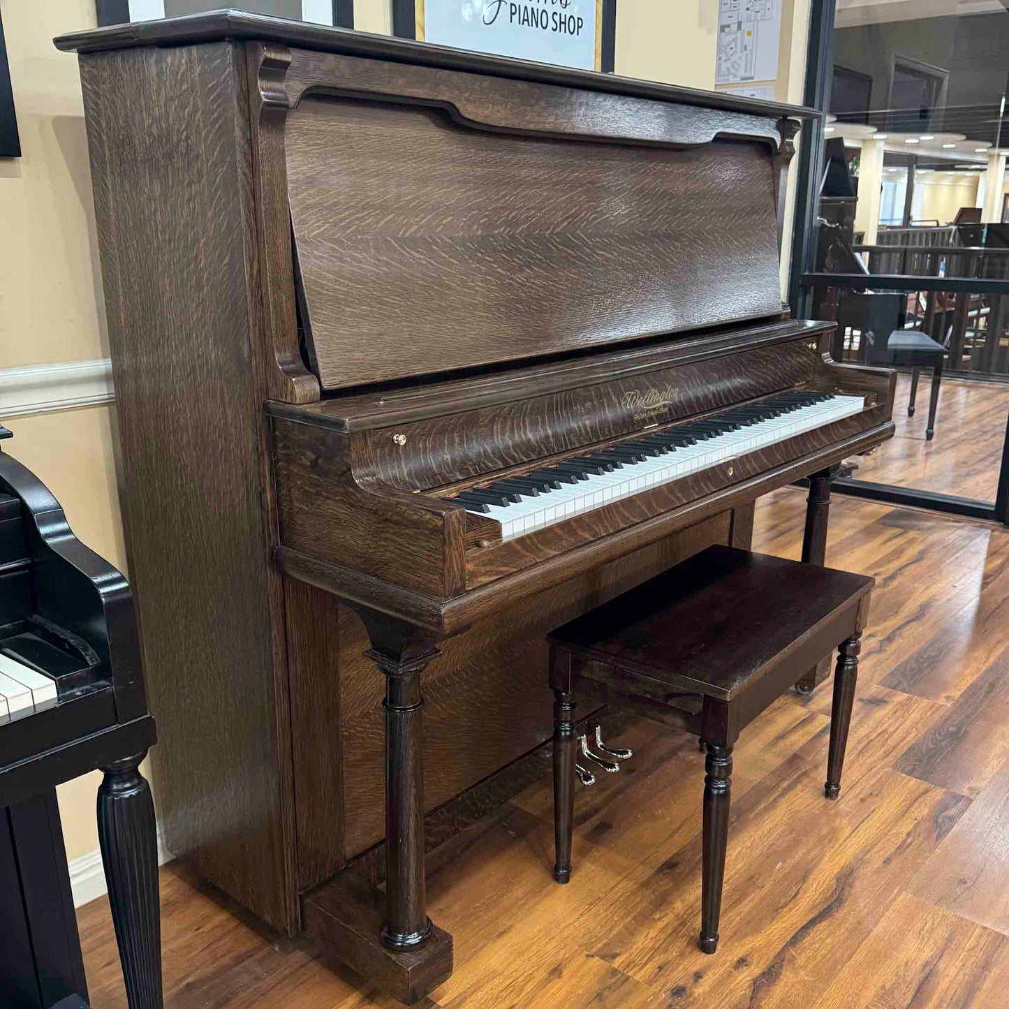 SOLD 1911 Wellington Wood Finish Commissioned Upright Piano